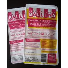Pasta Ballina x 500 grs sabor vainilla o chocolate