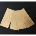 Base de cartón oro 13.5cm x 6cm por 100 unidades