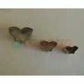 Cortante mariposa mini x 3 unid.FA41